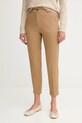 United Colors of Benetton spodnie z elastanem beżowy 4FRXDF096