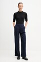 United Colors of Benetton spodnie 4K3ADF09Z granatowy AW25