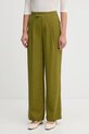 United Colors of Benetton pantaloni alta verde 4K3ADF09Z