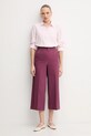 United Colors of Benetton spodnie 4SJCDF09W fioletowy AW25