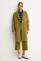 Kalhoty United Colors of Benetton 4SJCDF09W zelená AW25