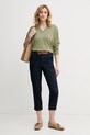 United Colors of Benetton Chino kalhoty dámské 4TUTDF09X námořnická modř SS26
