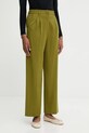United Colors of Benetton spodnie z elastanem zielony 4YVXDF09R