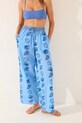 Бавовняні пляжні штани women'secret 5549954 блакитний AW25