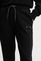 Armani Exchange spodnie dresowe bawełniane czarny XW000986.AF16114