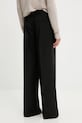 Odzież Blugirl Blumarine spodnie z dodatkiem wełny RF5267.T207A czarny