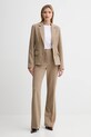 Штани з домішкою вовни Fracomina FR25WVA014W80501 бежевий AW25