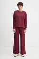 United Colors of Benetton pantaloni de trening 3Y2F3F04K burgundia AW25