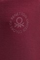 United Colors of Benetton pantaloni de trening burgundia 3Y2F3F04K