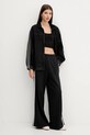 adidas Originals spodnie dresowe bawełniane 3-Stripes JV7473 czarny AW25