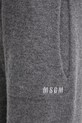 MSGM pantaloni de trening de lână gri 3941MDP190.257785