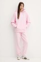 Βαμβακερή μπλούζα adidas All SZN JV7343 ροζ AW25