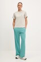 adidas pantaloni de trening 3-Stripes JY3141 turcoaz AW25