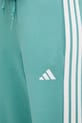 adidas spodnie dresowe 3-Stripes turkusowy JY3141