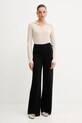 MM spodnie dresowe wełniane HAMBURG 2526336018600 czarny AW25