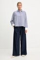 MM pantaloni VADIUS 2526786118600 bleumarin AW25