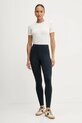 Weekend Max Mara legginsy BASILIO 2525786061600 granatowy AW25