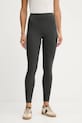 Weekend Max Mara legginsy BASILIO z elastanem szary 2525786061600