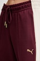 Puma pantaloni de trening burgundia 632138