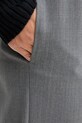 Kalhoty s příměsí vlny Weekend Max Mara PETRA šedá 2525136032600