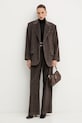 Menčestrové nohavice Weekend Max Mara TANIA 2525136092600 hnedá AW25