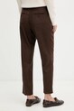 Odzież Weekend Max Mara spodnie z wełną CALDAIA 2525136152600 brązowy