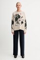 Weekend Max Mara spodnie ZELOTA 2525786012600 granatowy AW25