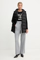 Панталон с вълна Weekend Max Mara SPONDA 2525786022600 сив AW25