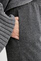 Weekend Max Mara spodnie z dodatkiem wełny ZELMA szary 2525786042600