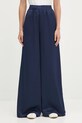 Спортивні штани adidas Originals Adicolor Satin Wide Leg трикотаж темно-синій JD0881