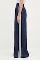 adidas Originals spodnie dresowe Adicolor Satin Wide Leg JD0881 granatowy AW25