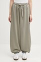 adidas Originals spodnie dresowe Ess Lin Pant gładkie zielony JX3141