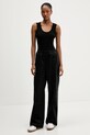 adidas Originals spodnie dresowe welurowe Velvet Tp JV7508 czarny NC25