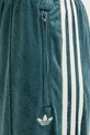 adidas Originals spodnie dresowe welurowe Fb Liberty Tp turkusowy JW5268