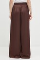 Спортен панталон adidas Originals Satin Tp Wl KD2541 кафяв AW25