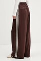 Odzież adidas Originals spodnie dresowe Satin Tp Wl KD2541 brązowy