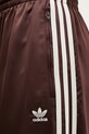 adidas Originals spodnie dresowe Satin Tp Wl brązowy KD2541