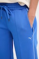 Puma spodnie dresowe bawełniane niebieski 632332