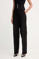 Παντελόνι Patrizia Pepe 2P1706.A498 μαύρο AW25