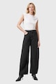 Брюки AllSaints JETT высокая чёрный W077TC