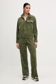 Βελούδινο παντελόνι φόρμας Banana Moon Quandary BEYOND.QUANDARY πράσινο AW25