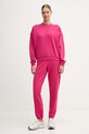 Dkny spodnie dresowe bawełniane DP5P3707 różowy AW25