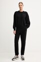 Dkny spodnie dresowe bawełniane DP5P3707 czarny AW25