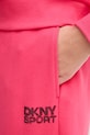 Dkny spodnie dresowe bawełniane różowy DP5P3650