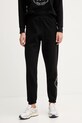 Dkny spodnie dresowe dzianina czarny DP5P3667