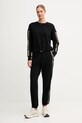 Dkny spodnie dresowe bawełniane DP5P3719 czarny AW25
