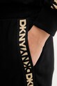 Dkny spodnie dresowe bawełniane czarny DP5P3719