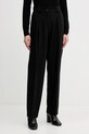 Sisley spodnie z elastanem czarny 4KVXLF07C