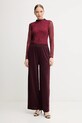 Marc Aurel spodnie 1891.7000.73813 bordowy AW25