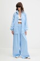 Παντελόνι φόρμας adidas Originals Wide Leg Pants KC8814 μπλε AW25